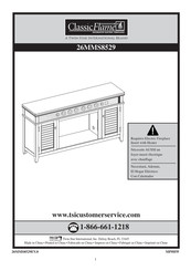 Twin-Star International ClassicFlame 26MMS8529 Mode D'emploi