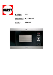 AEG Electrolux MC1762E Guide De L'utilisateur
