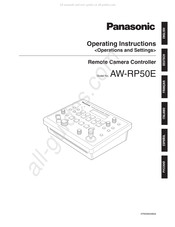 Panasonic AW-RP50E Mode D'emploi