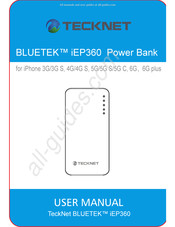 Tecknet BLUETEK iEP360 Mode D'emploi