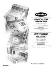 Crosley CUD6710T Guide D'utilisation Et D'entretien