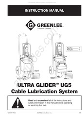 Textron Greenlee ULTRA GLIDER UG5 Manuel D'instructions