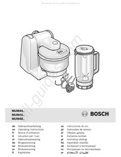 Bosch MUM46 Série Notice D'utilisation