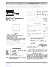 LumaPro DualBrite 2LBN3 Mode D'emploi Et Carnet Des Pièces