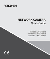 Wisenet XND-6081VZ Guide Rapide