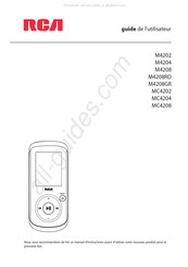 RCA MC4202 Guide De L'utilisateur