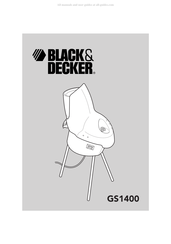 Black & Decker GS1400 Mode D'emploi