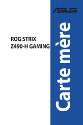 Asus ROG STRIX Z490-H Gaming Manuel D'utilisation