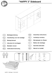 Höltkemeyer Wohnwand HAPPY 3 Notice De Montage
