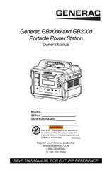 Generac GB1000 Manuel De L'utilisateur
