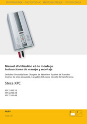 Steca XPC 1400-12 Manuel D'utilisation Et De Montage