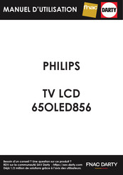 Philips 55OLED856 Mode D'emploi