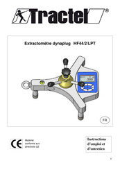 Tractel HF44/2/LPT Instructions D'emploi Et D'entretien