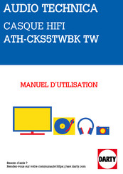 Audio-Technica ATH-CKS5TW Manuel De L'utilisateur