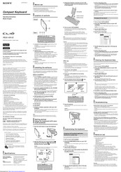 Sony PEGA-KB100 Mode D'emploi