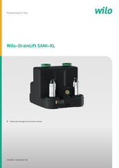 Wilo DrainLift SANI-XL12T Serie Notice De Montage Et De Mise En Service