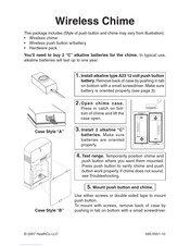 HeathCo 595-5551-10 Mode D'emploi