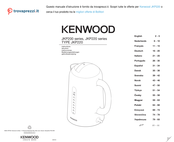 Kenwood JKP200 Série Instructions