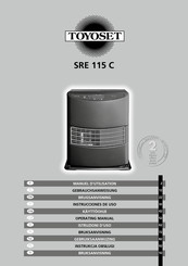 Toyoset SRE 115 C Manuel D'utilisation