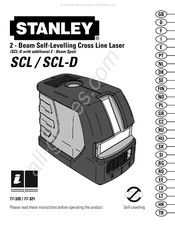 Stanley SCL Mode D'emploi