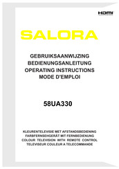 Salora 58UA330 Mode D'emploi