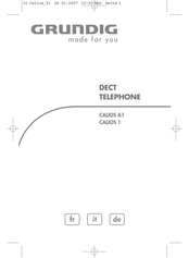 Grundig CALIOS A1 Mode D'emploi