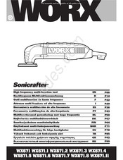 Worx Sonicrafter WX671 Notice Originale