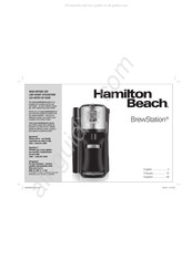 Hamilton Beach BrewStation 49150 Mode D'emploi