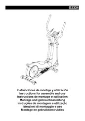 BH FITNESS G2334 Instructions De Montage Et Utilisation