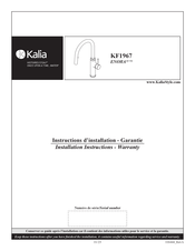 Kalia KF1967 ENORA Instructions D'installation