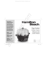 Hamilton Beach 25500 Mode D'emploi