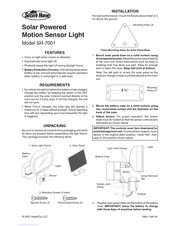 Heath Zenith Secure Home SH-7001 Instructions D'installation