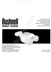 Bushnell Night Vision 26-0400 Manuel D'instructions