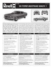 REVELL '69 FORD MUSTANG MACH 1 Instructions De Montage