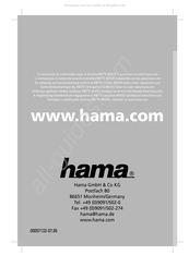 Hama 00057132 Mode D'emploi
