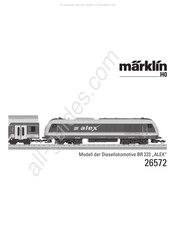 marklin 26572 Manuel D'instructions