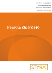 STYRA Pergola Zip PZ440 Notice De Montage