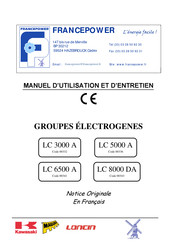 Francepower LC 5000 A Manuel D'utilisation Et D'entretien