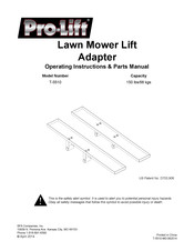 Pro-Lift T-5510 Manuel Des Consignes D'utilisation Et Des Pièces