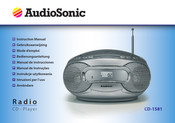 AudioSonic CD-1581 Mode D'emploi