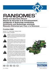 Ransomes LHAD002 Manuel De Sécurité Et D'utilisation