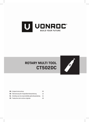 VONROC CT502DC Traduction De La Notice Originale