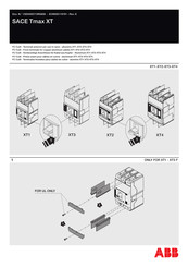 Abb SACE Tmax XT1 Instructions D'installation