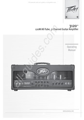 Peavey 3120 Mode D'emploi