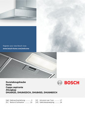 Bosch DHU645D Notice D'utilisation