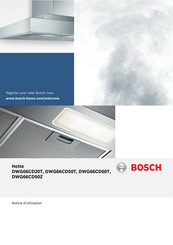 Bosch DWG66CD60T Notice D'utilisation