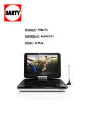 Philips PD9015/12 Mode D'emploi
