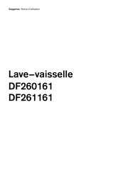 Gaggenau DF260161 Notice D'utilisation