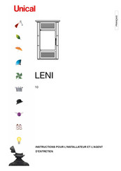 Unical LENI 10 Instructions Pour L'installateur
