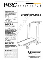 Weslo WCTL26080 Livret D'instructions